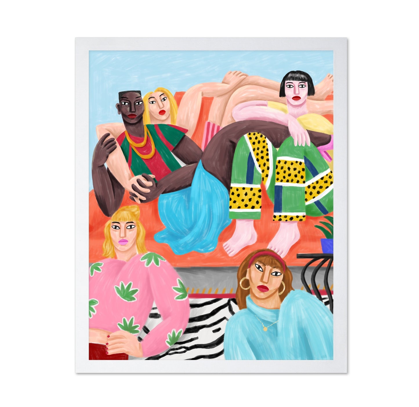 Colorful Lounge Group