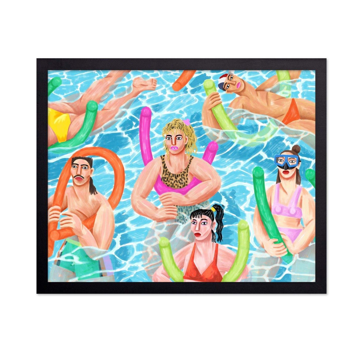 Pool Party Figures