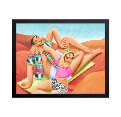 Abstract Beach Figures