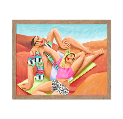 Abstract Beach Figures