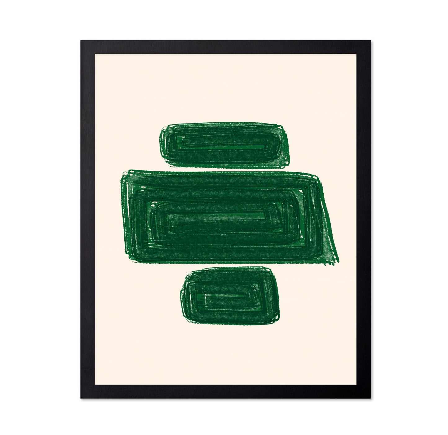 Green Geometric Minimalist Blocks