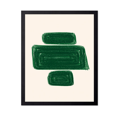 Green Geometric Minimalist Blocks