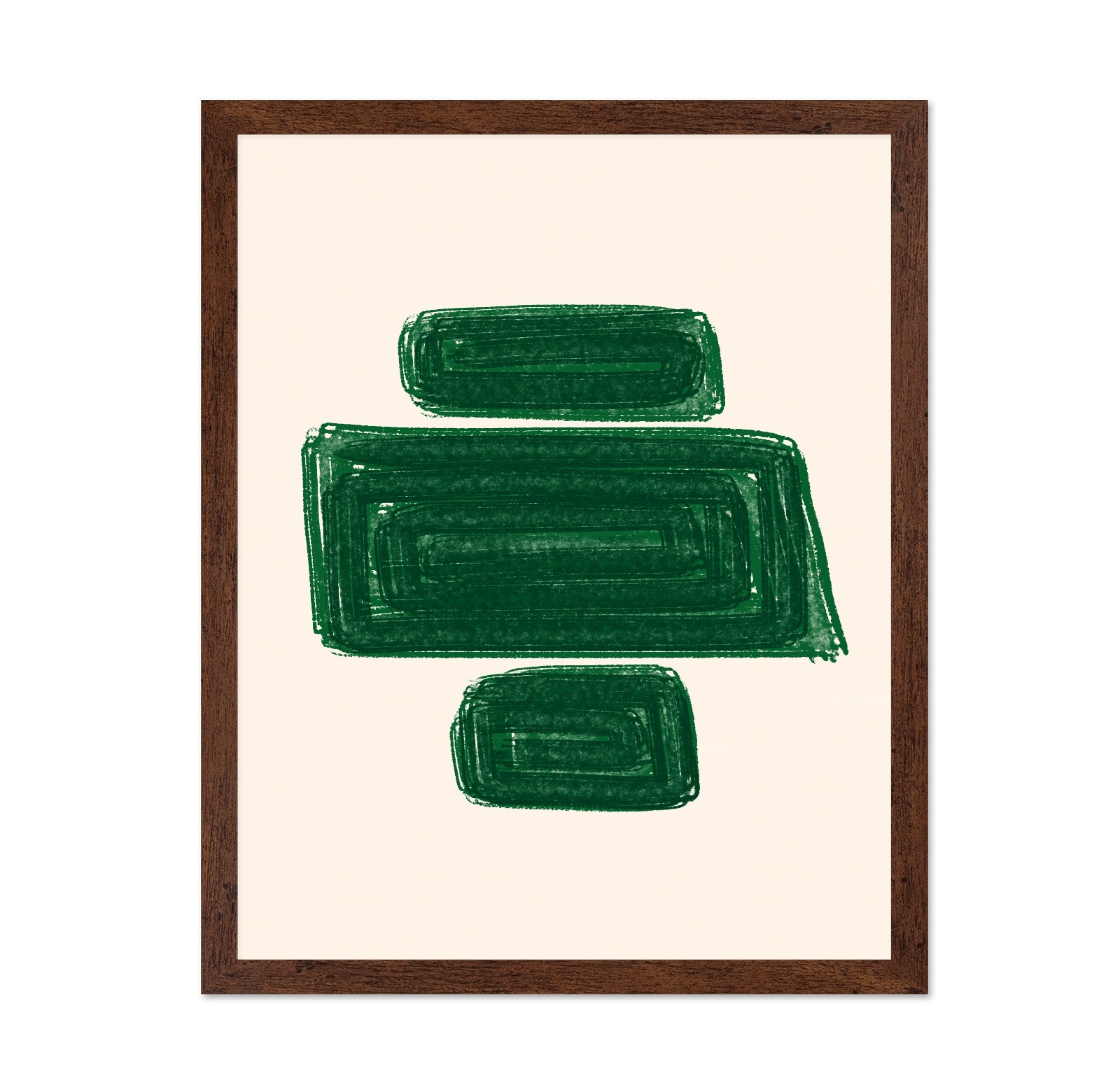 Green Geometric Minimalist Blocks