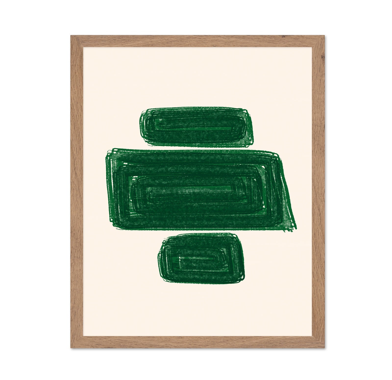 Green Geometric Minimalist Blocks