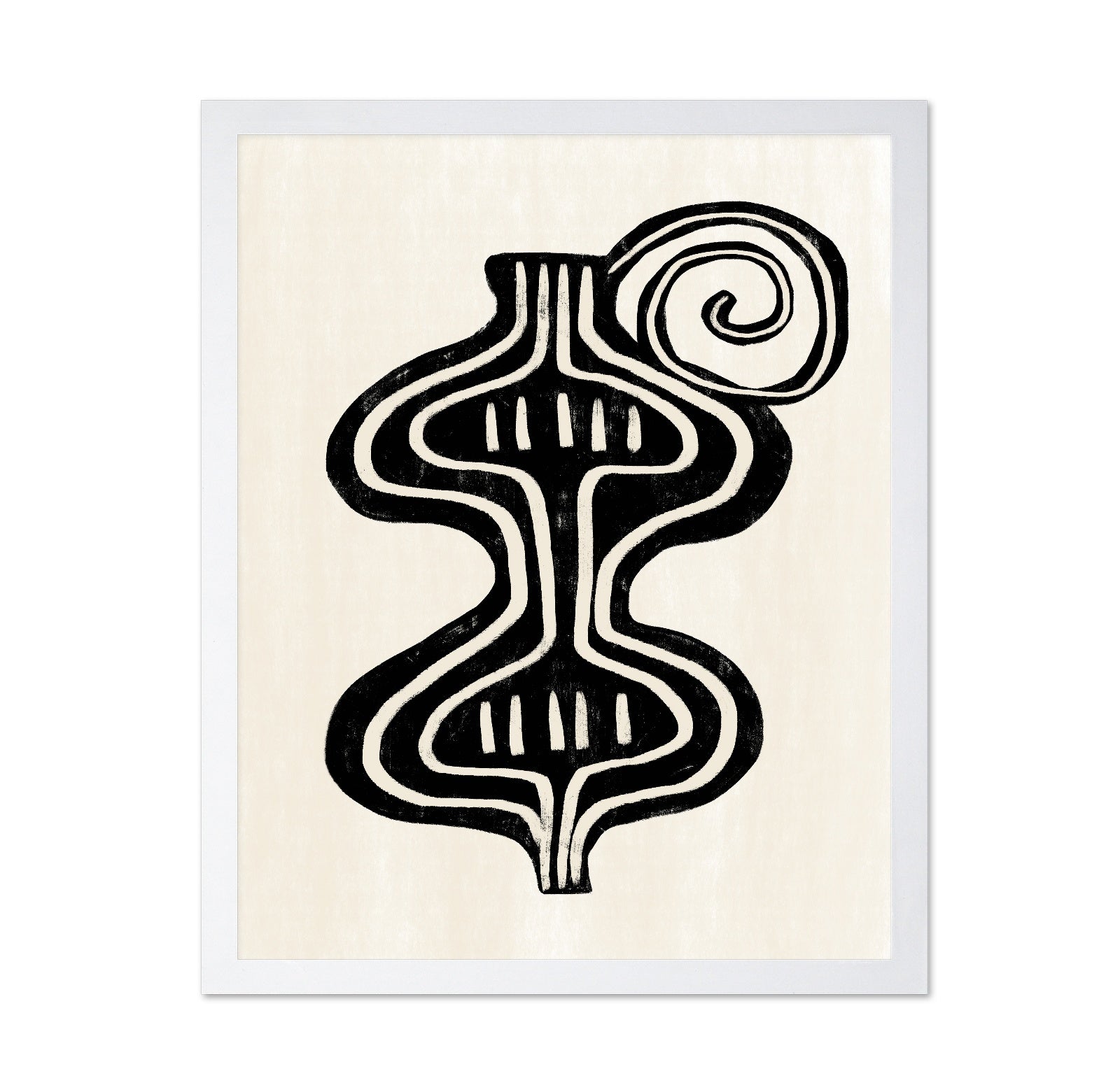 Minimalist Black Abstract Form