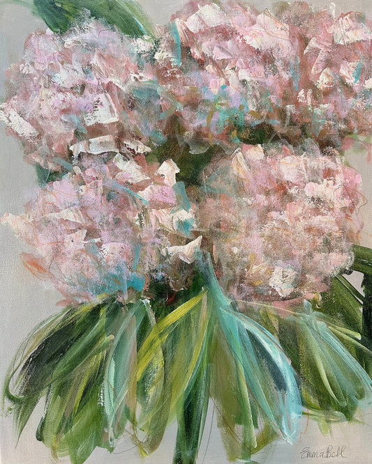 Soft Pink Hydrangea Bouquet