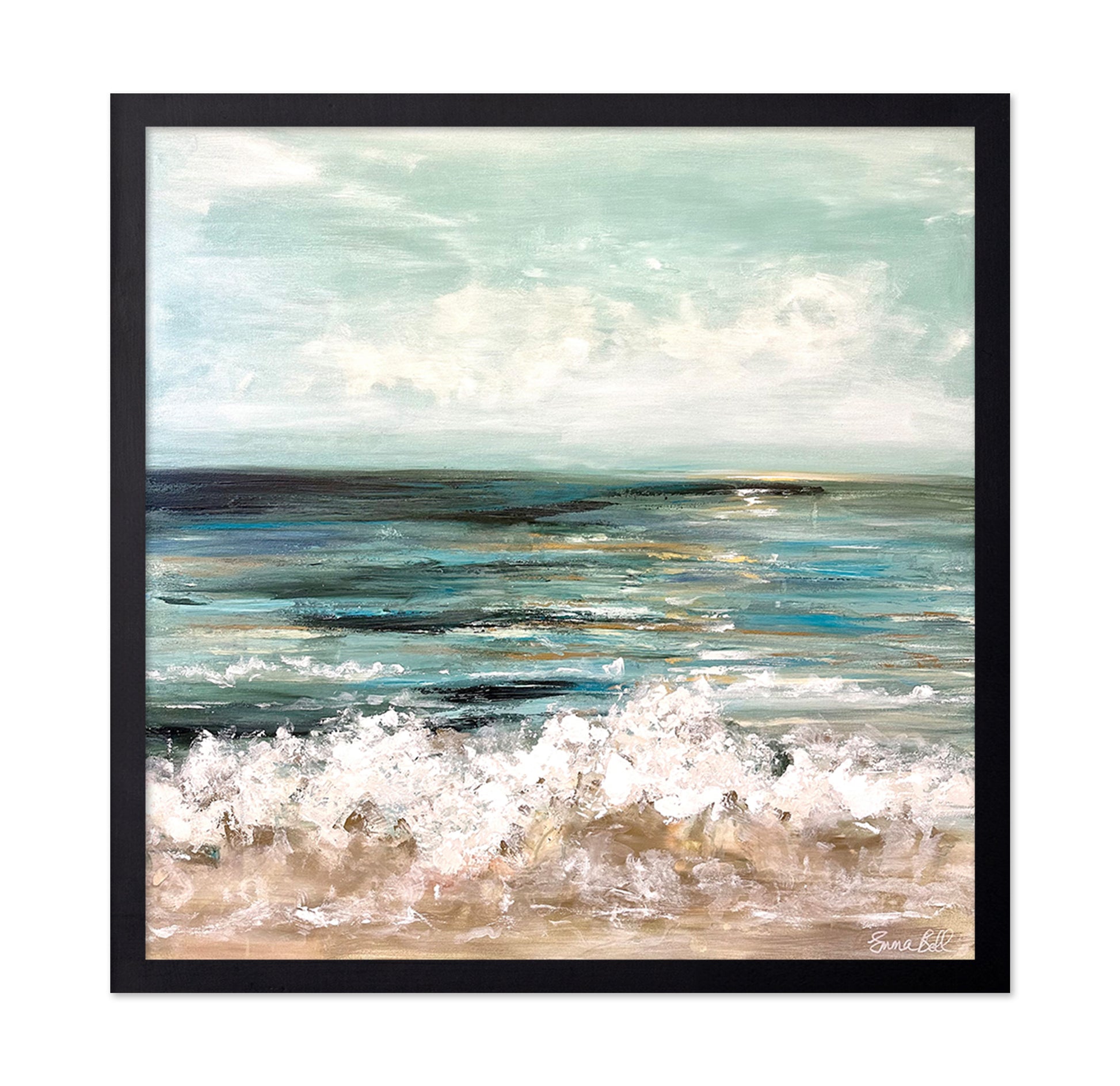 Coastal Ocean Waves Scene
