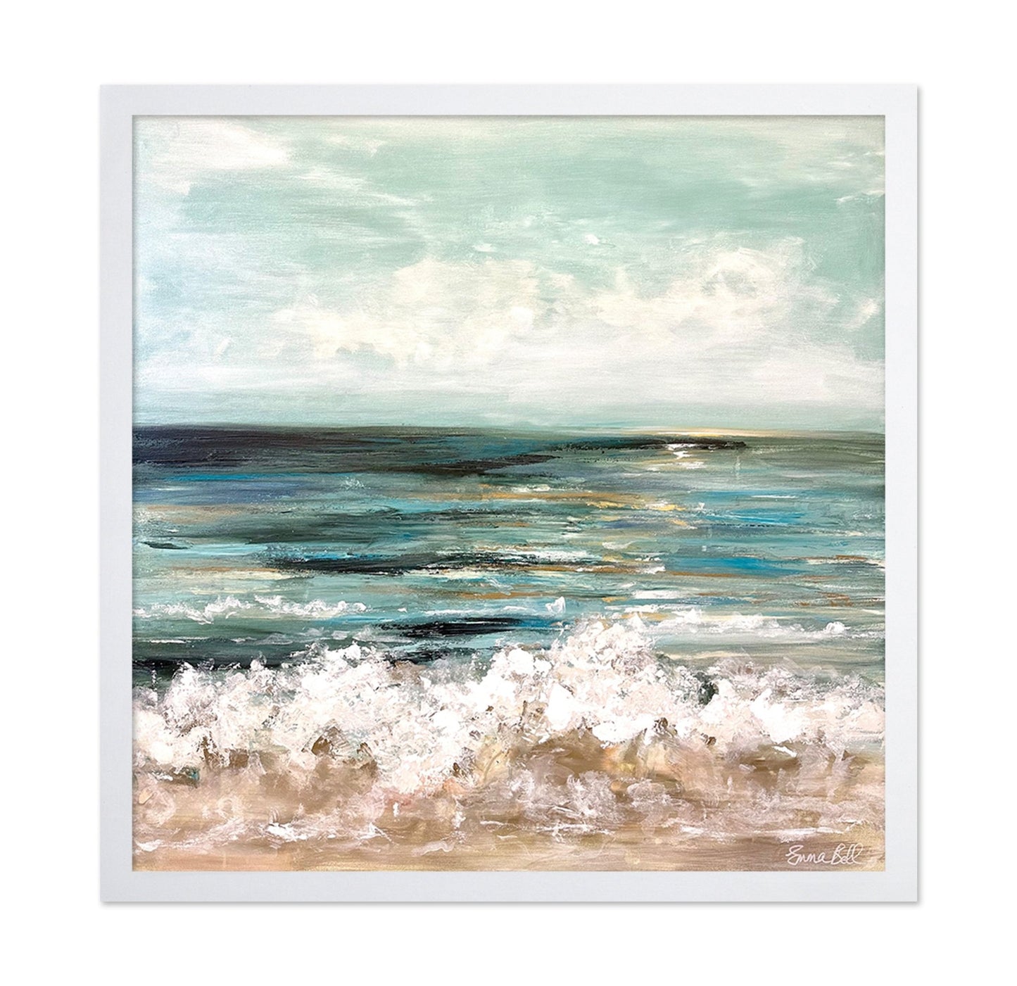 Coastal Ocean Waves Scene
