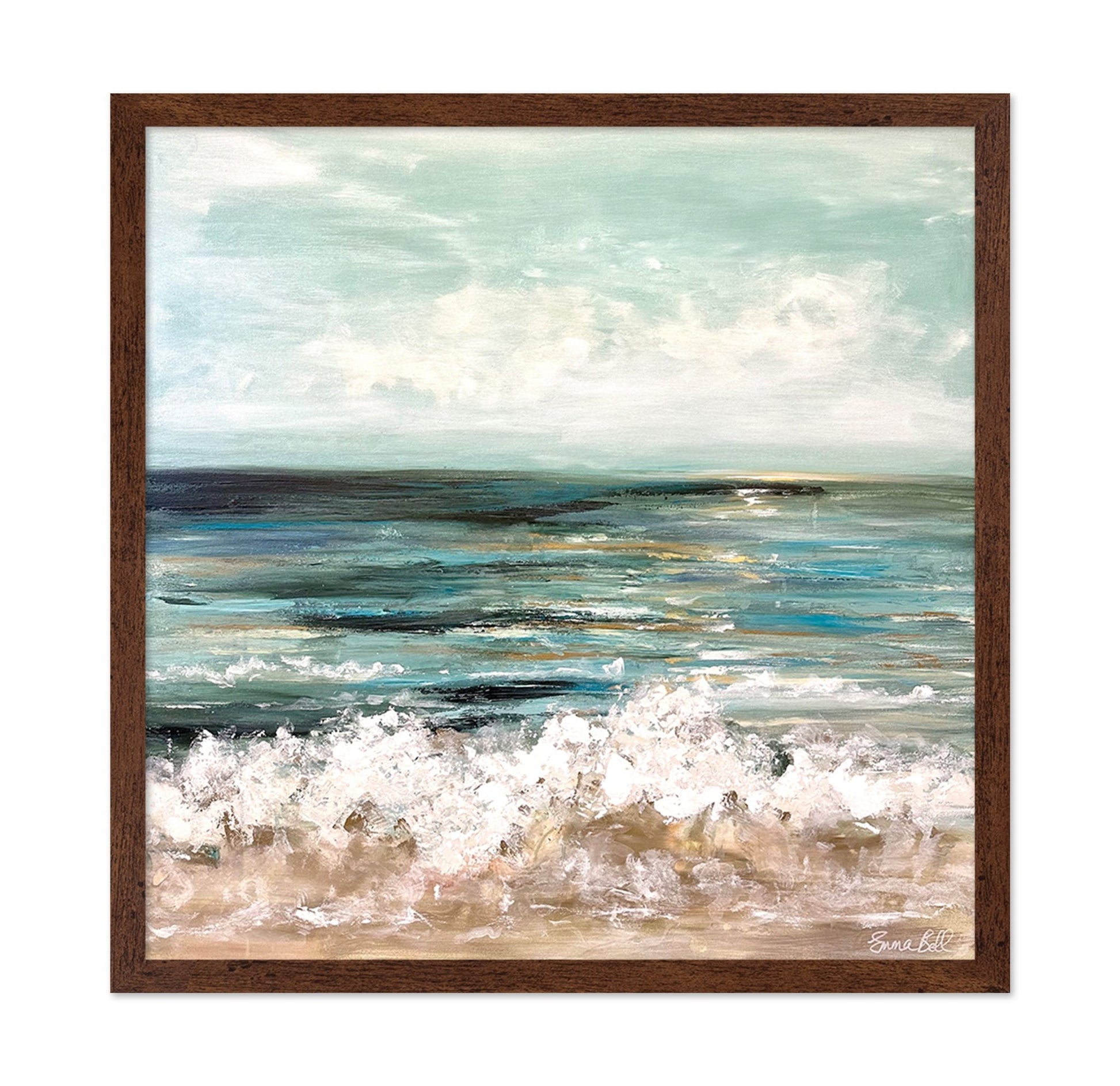 Coastal Ocean Waves Scene