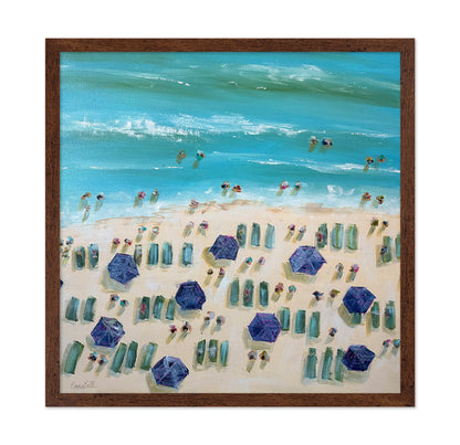 Aerial Beach Umbrella Pattern