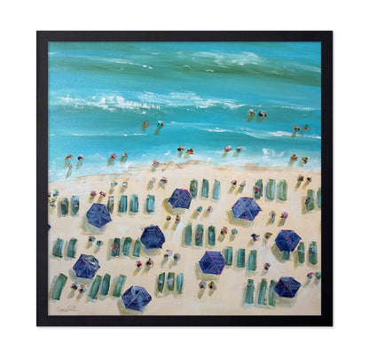 Aerial Beach Umbrella Pattern
