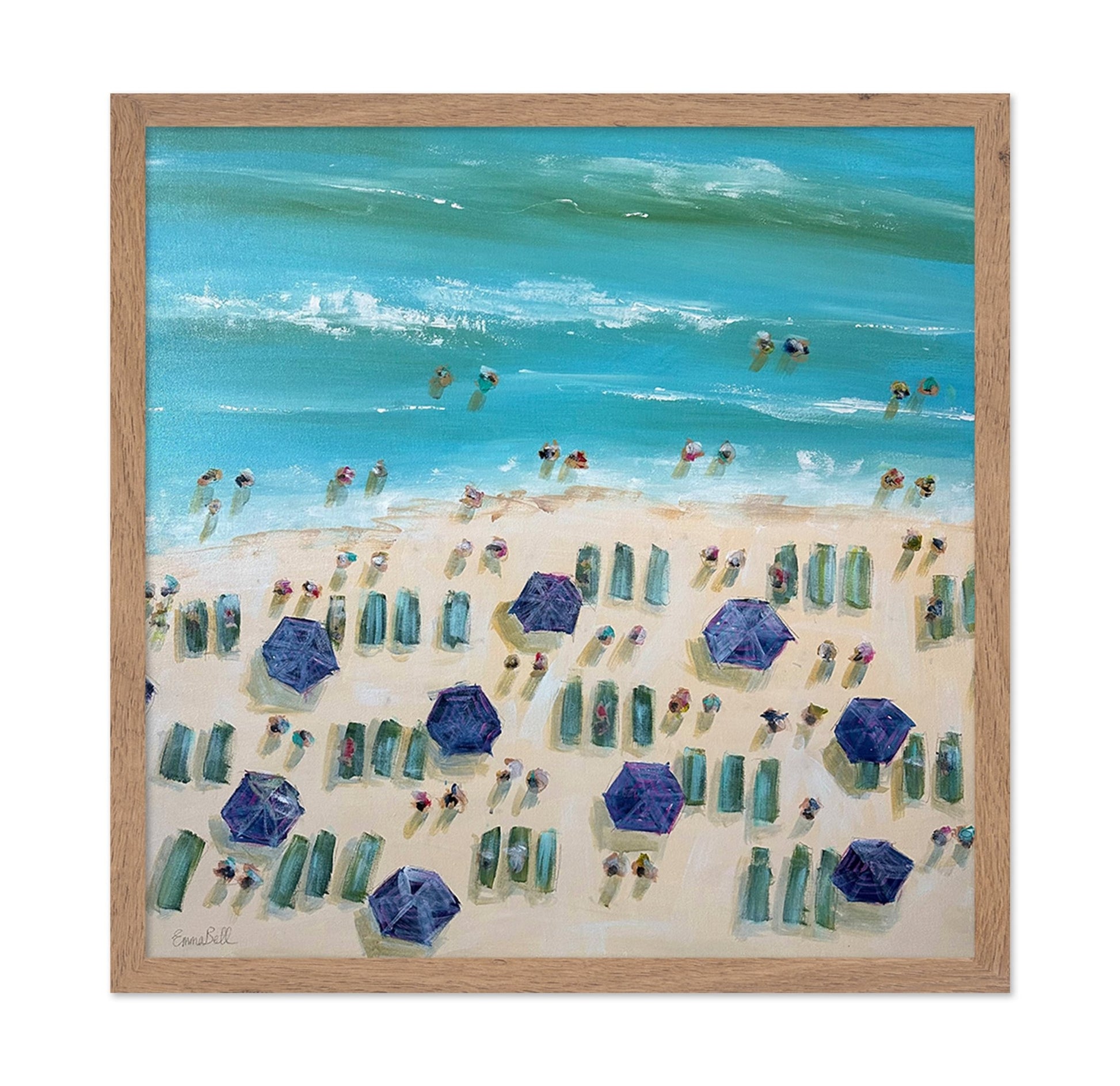 Aerial Beach Umbrella Pattern