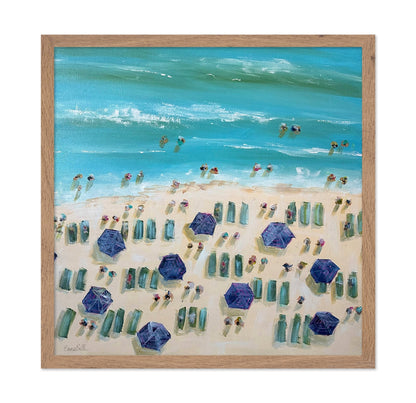 Aerial Beach Umbrella Pattern