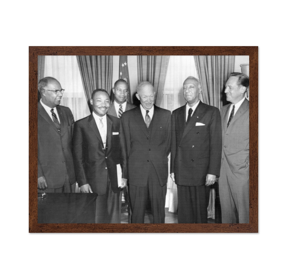 White House Meeting 1958 Dwight Eisenhower