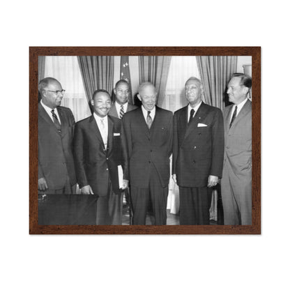 White House Meeting 1958 Dwight Eisenhower