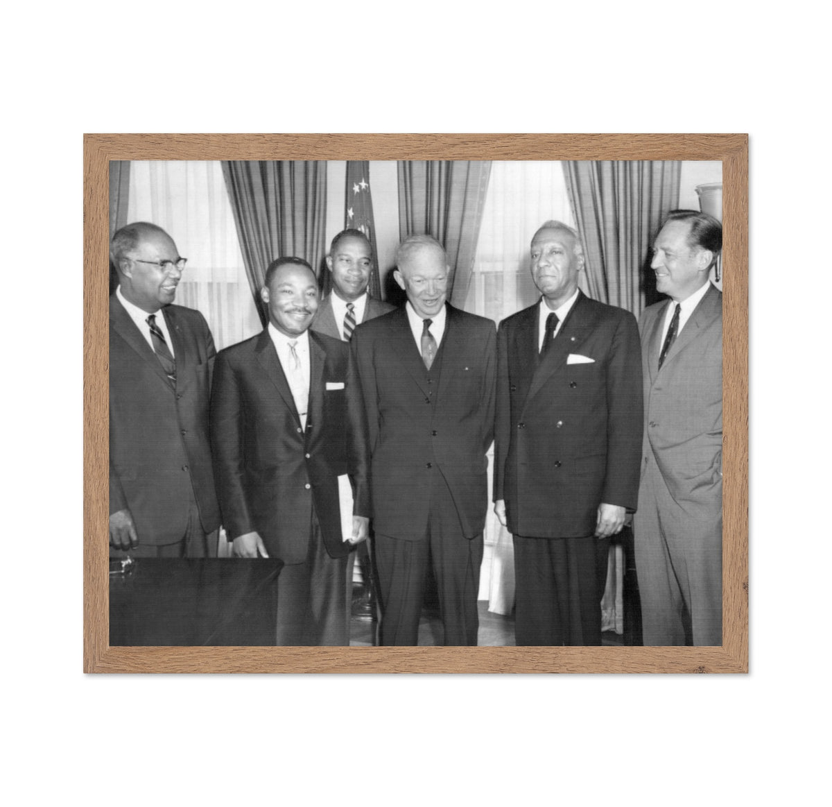 White House Meeting 1958 Dwight Eisenhower