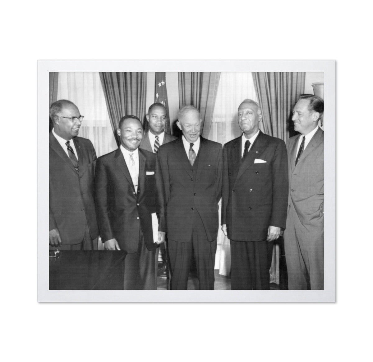 White House Meeting 1958 Dwight Eisenhower
