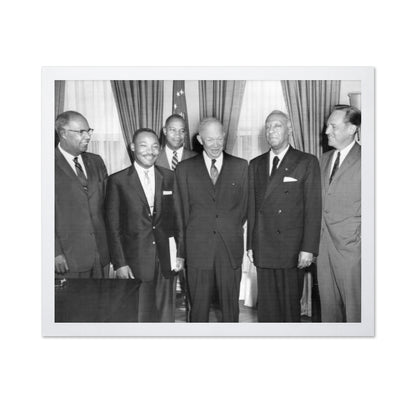 White House Meeting 1958 Dwight Eisenhower