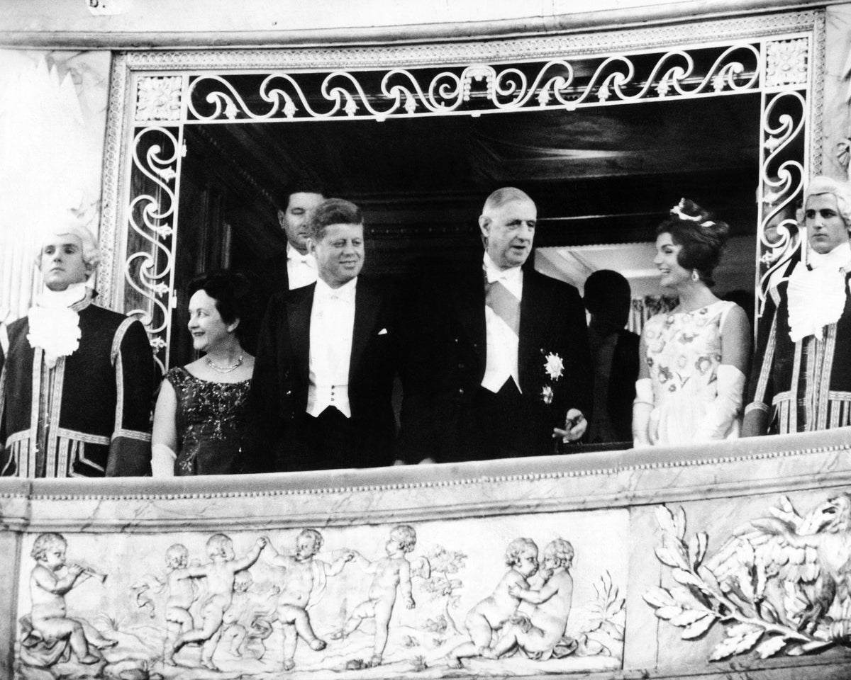 State Visit Balcony Moment 1961 John F. Kennedy