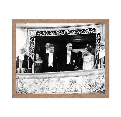 State Visit Balcony Moment 1961 John F. Kennedy