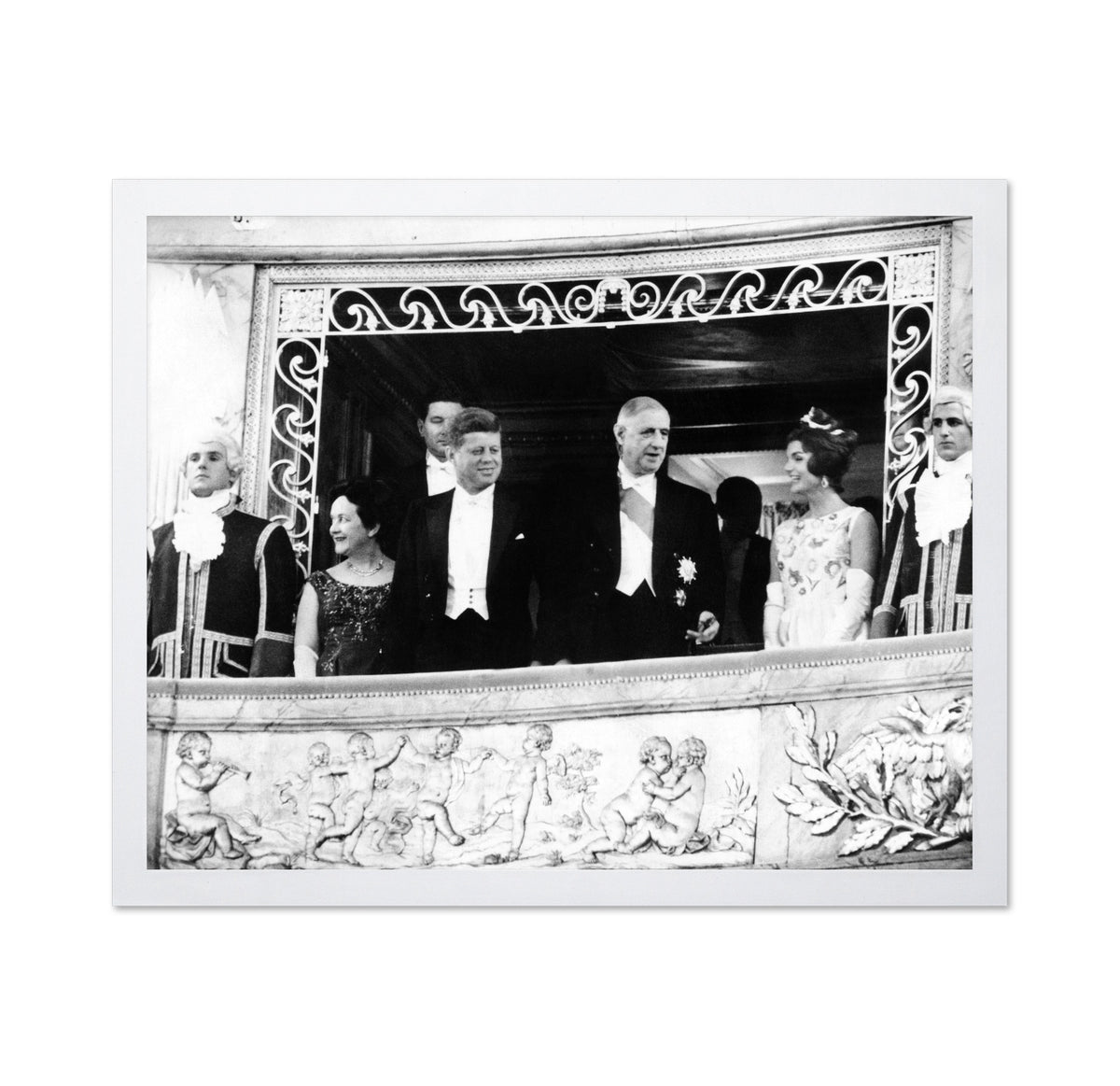 State Visit Balcony Moment 1961 John F. Kennedy