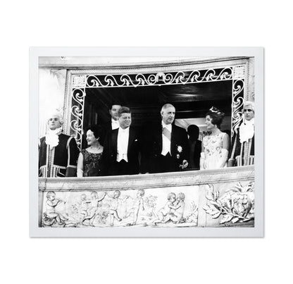 State Visit Balcony Moment 1961 John F. Kennedy