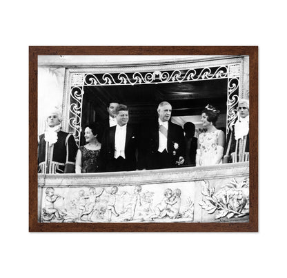 State Visit Balcony Moment 1961 John F. Kennedy