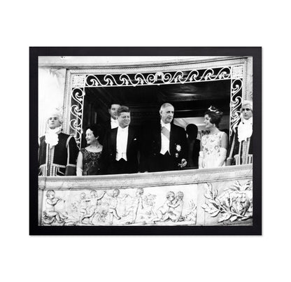 State Visit Balcony Moment 1961 John F. Kennedy