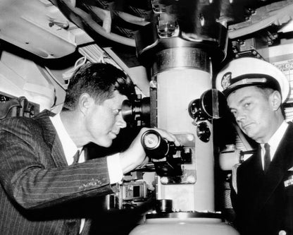 John F. Kennedy & Tazewell Shepard 1962