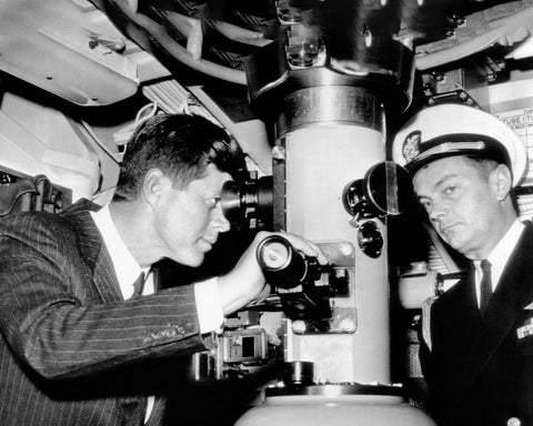John F. Kennedy & Tazewell Shepard 1962