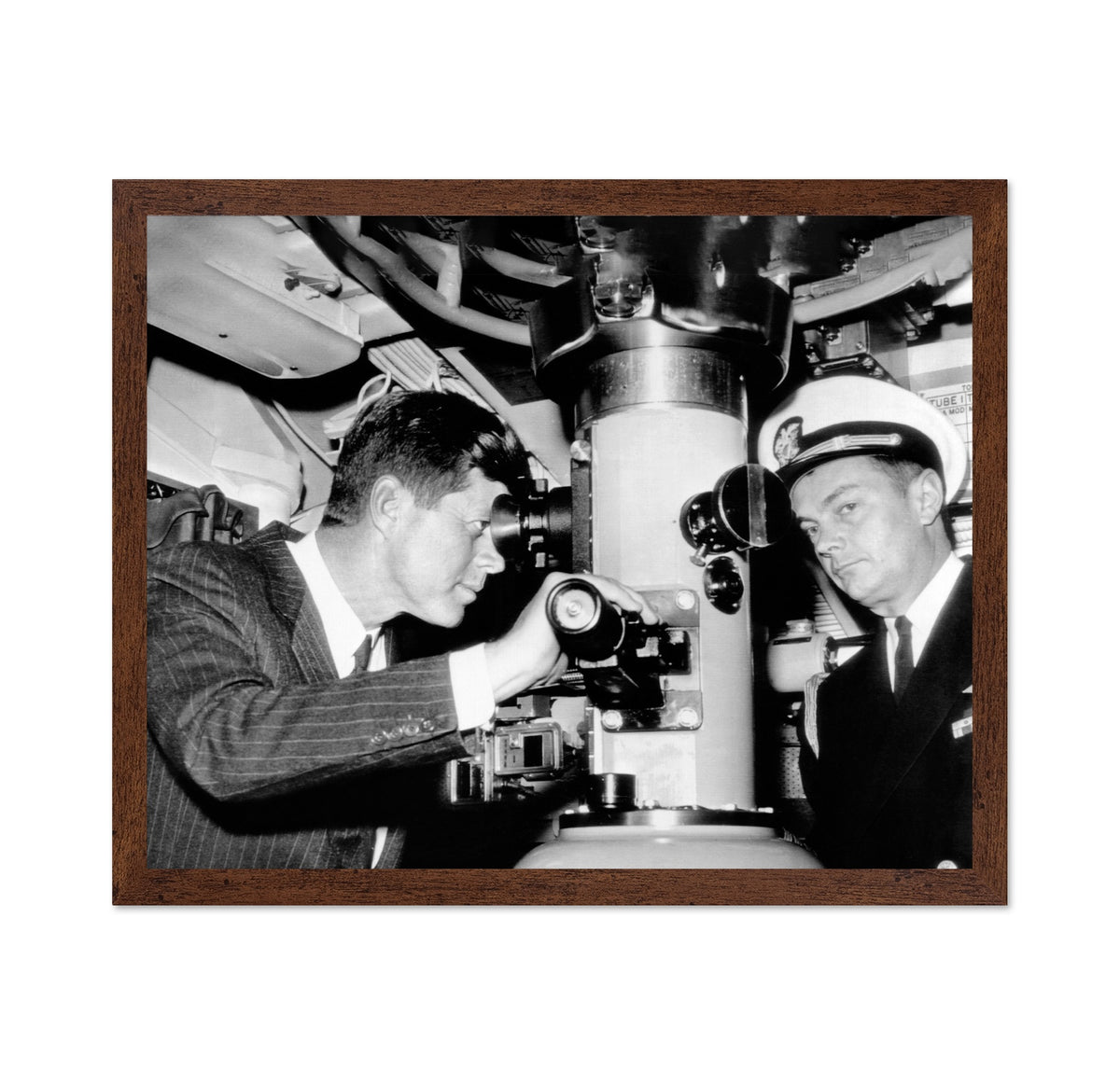 John F. Kennedy & Tazewell Shepard 1962