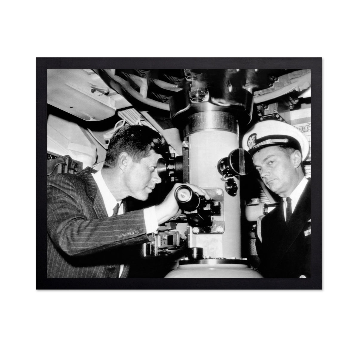 John F. Kennedy & Tazewell Shepard 1962