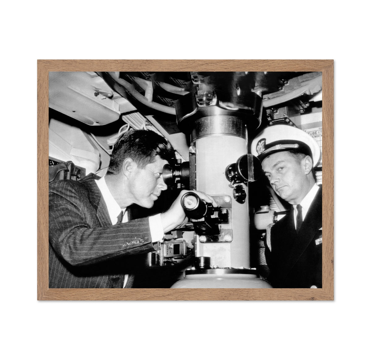 John F. Kennedy & Tazewell Shepard 1962