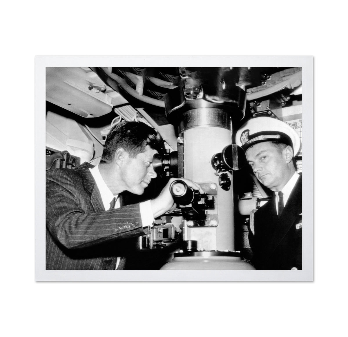 John F. Kennedy & Tazewell Shepard 1962