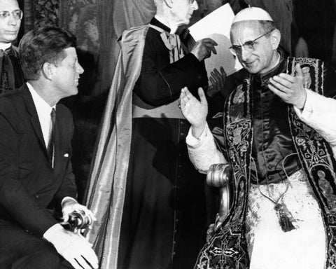 John F. Kennedy & Pope Paul Vi 1963
