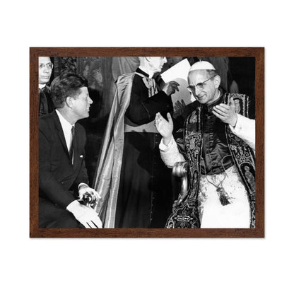 John F. Kennedy & Pope Paul Vi 1963
