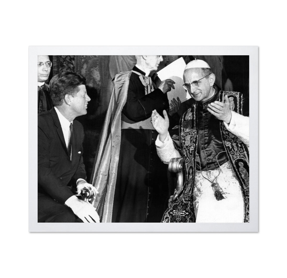 John F. Kennedy & Pope Paul Vi 1963