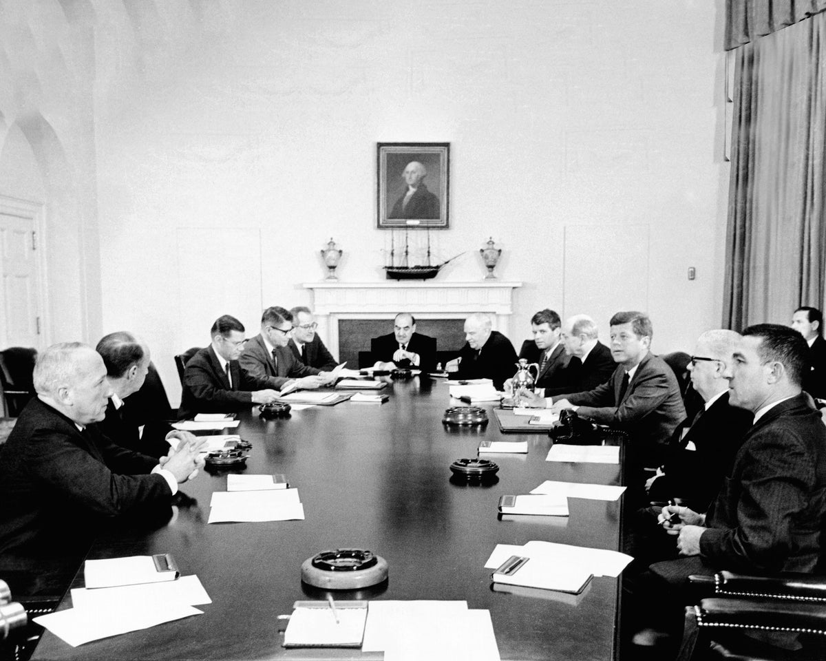 Cabinet Meeting 1962 John F. Kennedy