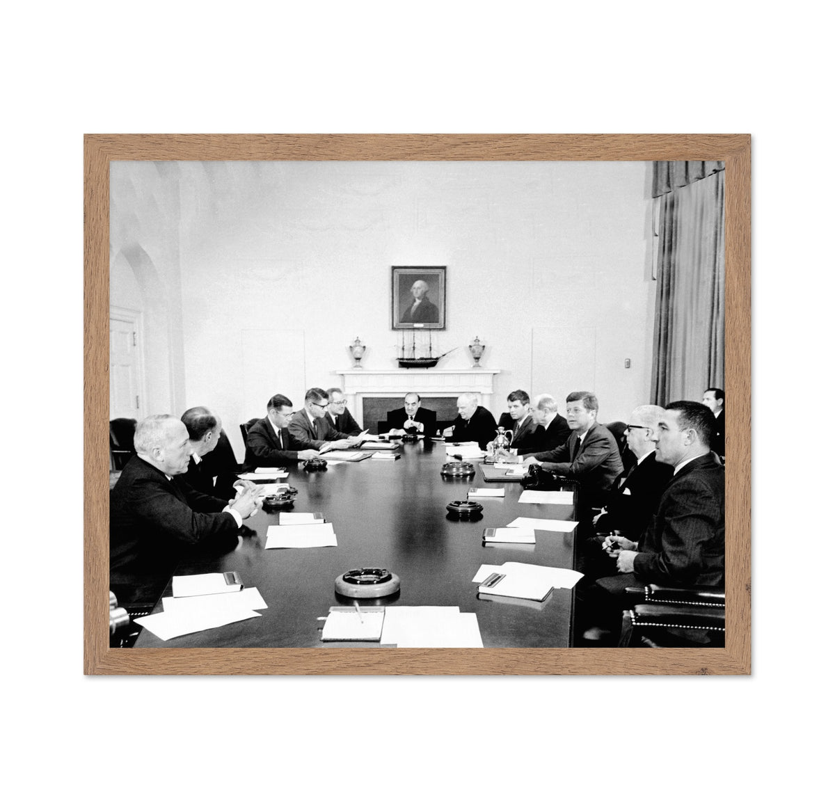 Cabinet Meeting 1962 John F. Kennedy