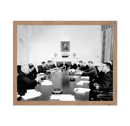 Cabinet Meeting 1962 John F. Kennedy