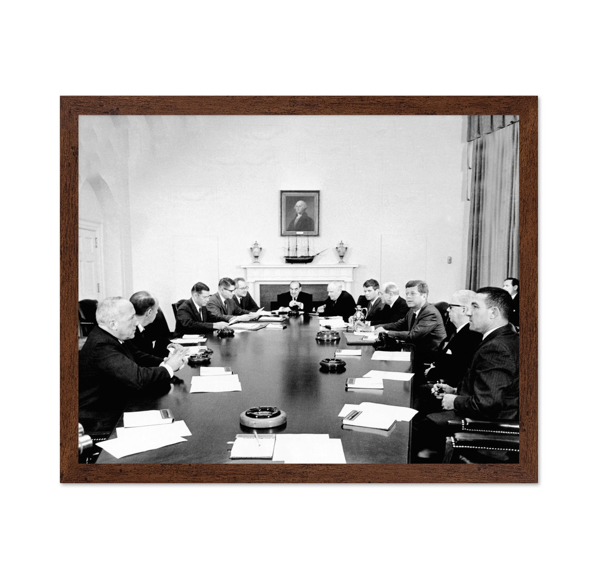 Cabinet Meeting 1962 John F. Kennedy