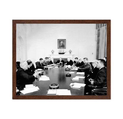 Cabinet Meeting 1962 John F. Kennedy