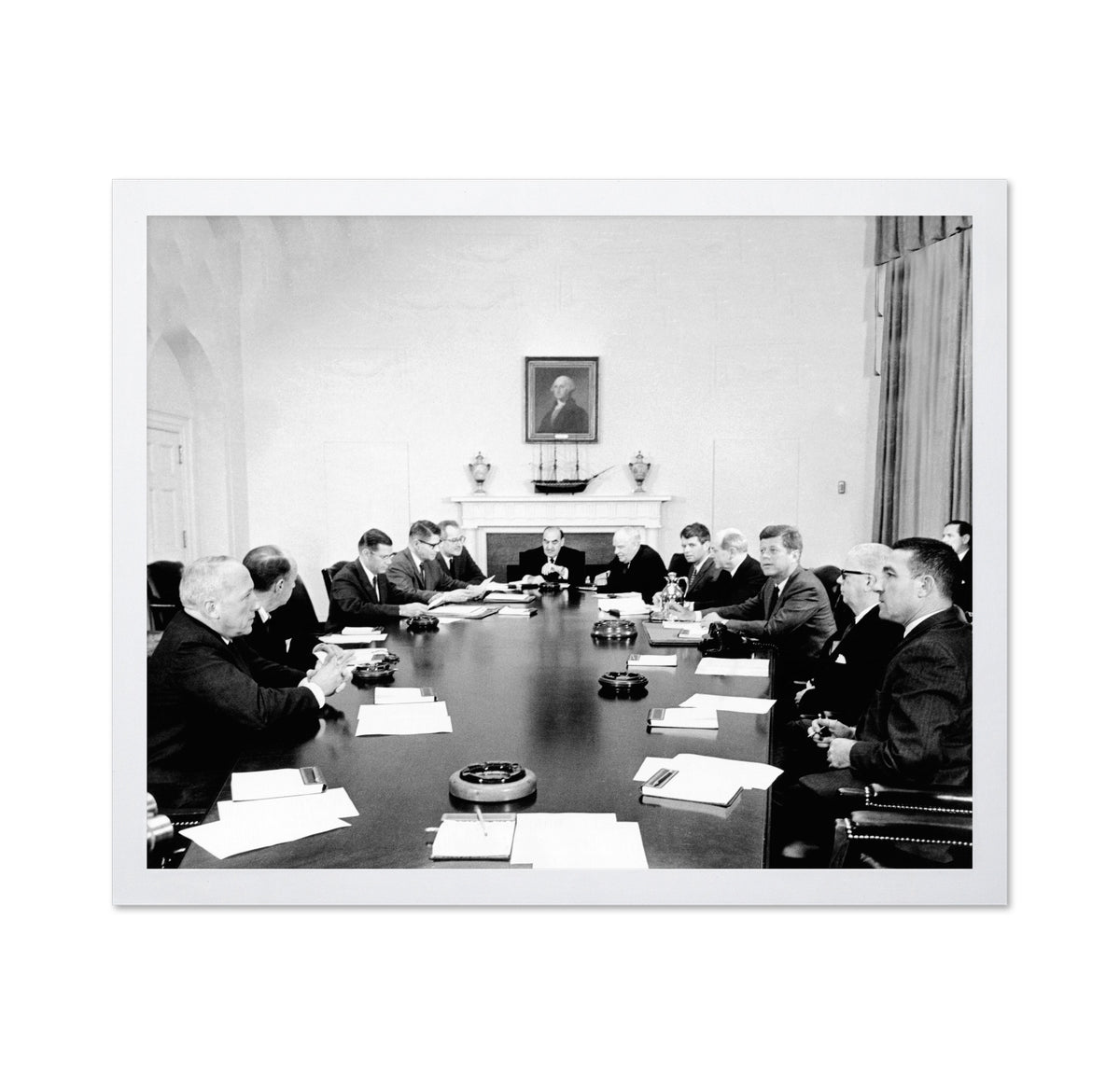 Cabinet Meeting 1962 John F. Kennedy