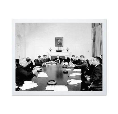 Cabinet Meeting 1962 John F. Kennedy