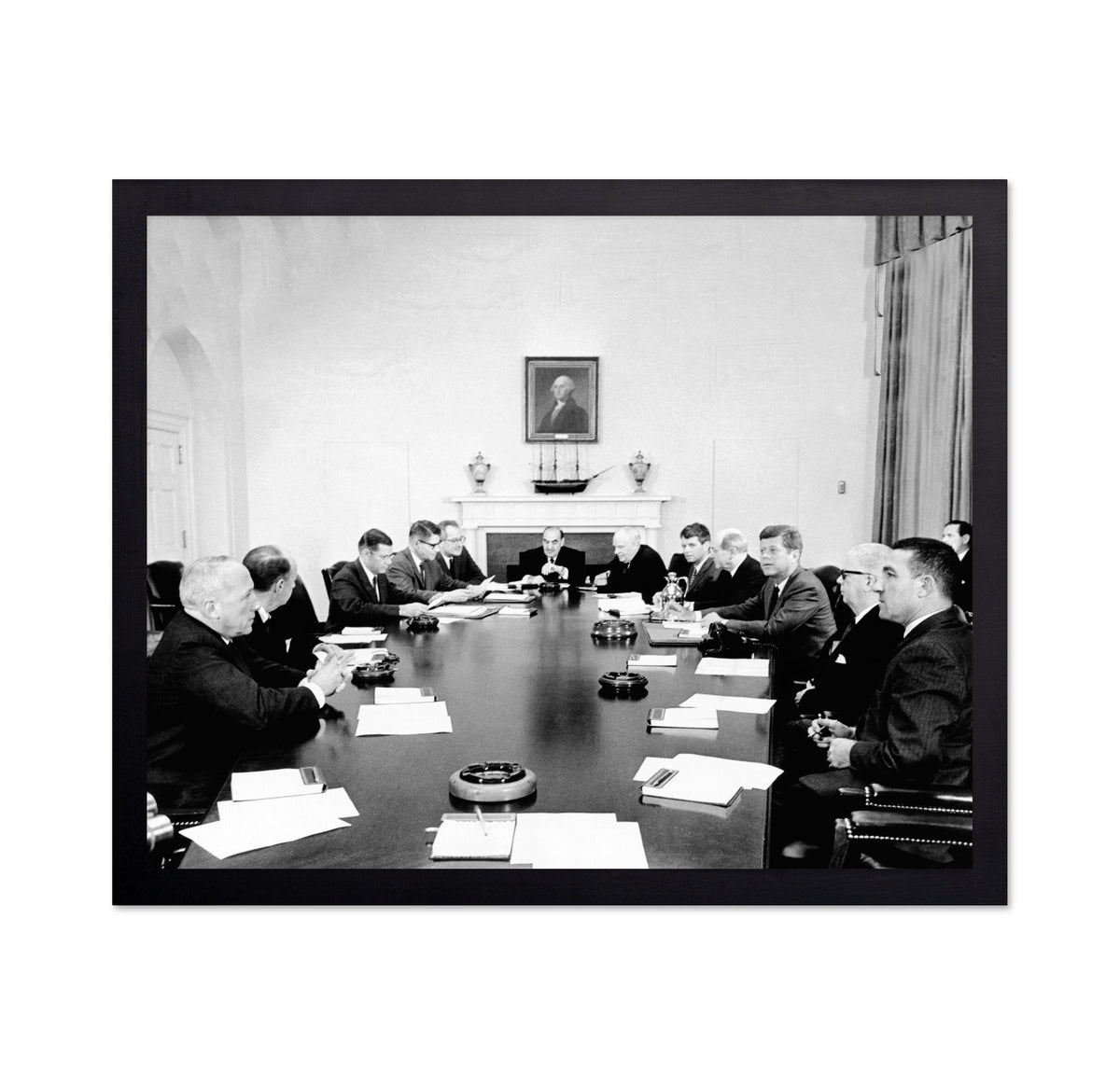 Cabinet Meeting 1962 John F. Kennedy