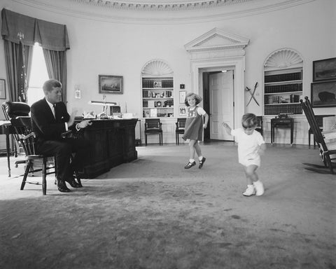 Oval Office Family 1962 John F. Kennedy