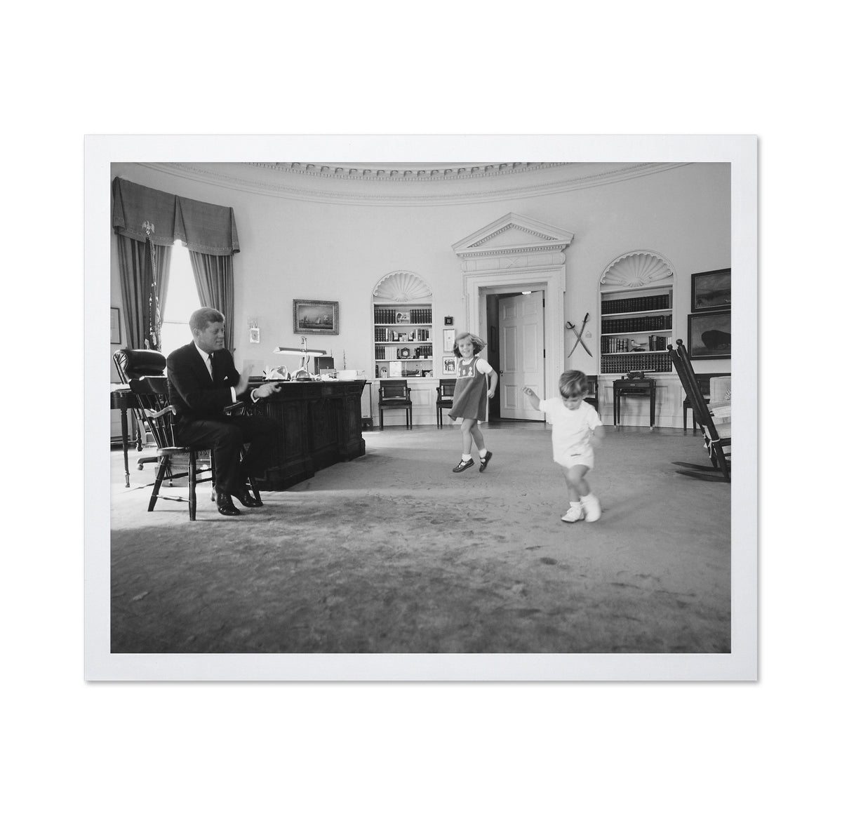 Oval Office Family 1962 John F. Kennedy
