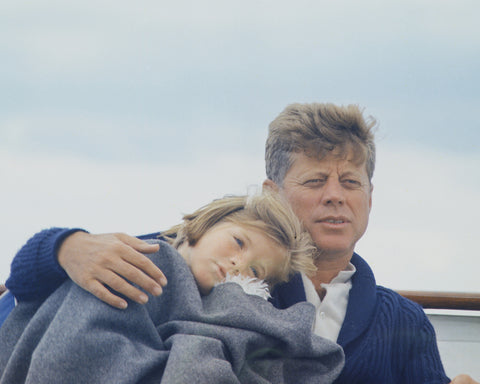 John F. Kennedy & Caroline Kennedy 1963