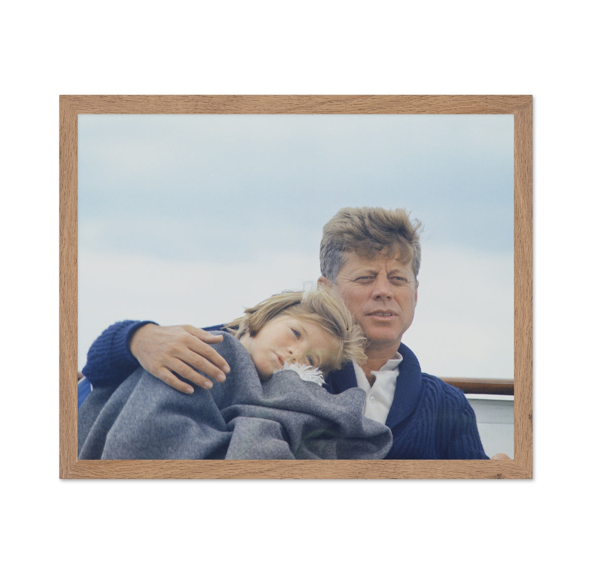 John F. Kennedy & Caroline Kennedy 1963