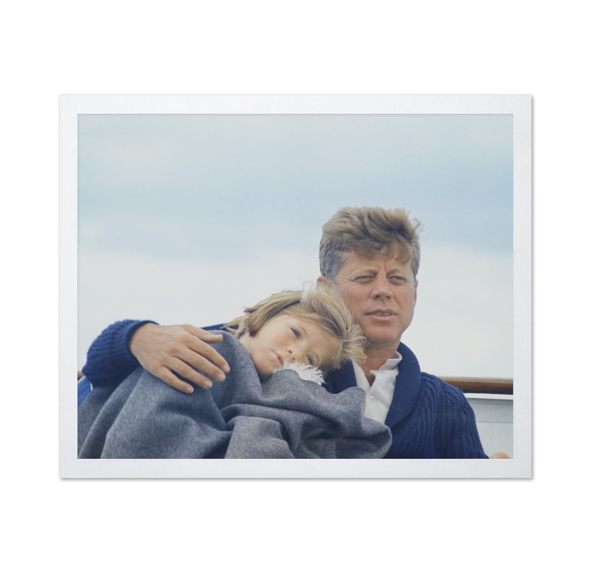 John F. Kennedy & Caroline Kennedy 1963